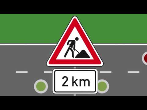 Fahrschullehrvideo mit Techno beat - [Reißverschluss Verfahren] Das lustigste Fahrschulvideo EVER.