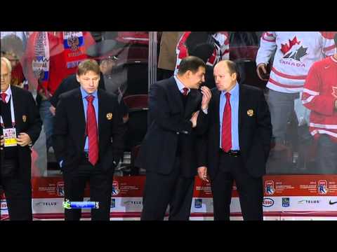 Last minute game Russia - Canada and rewarding, U20 Hockey World Championship 2012