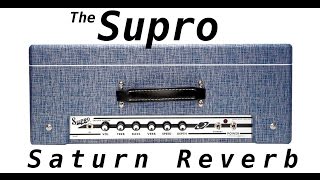 Video thumbnail for Supro Saturn Reverb Electric Guitar Amplifier at The Music Gallery by musicglryinc