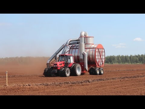 Těžba rašeliny v AGRO CS