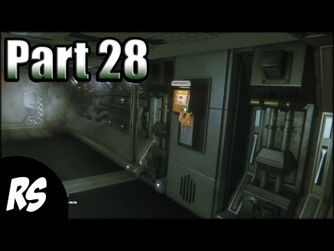 Alien Isolation Walkthrough Gameplay Part 28 - SPACEFLIGHT TERMINAL (PS4)