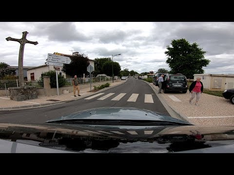 Gopro 7 black driving in France Boisnatiere to Le Dorat