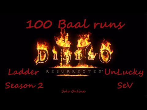 100 Baal runs with Soso Frozen Orb - Diablo 2 Resurrected
