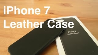 iPhone 7 Leather Case (Black)