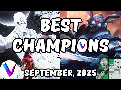 Best Champions Ranked - Vega's Tier List & Spreadsheet September: Samurai, Mr. Knight MCoC