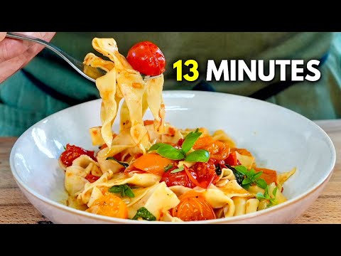15 minute Cherry Tomato Pasta