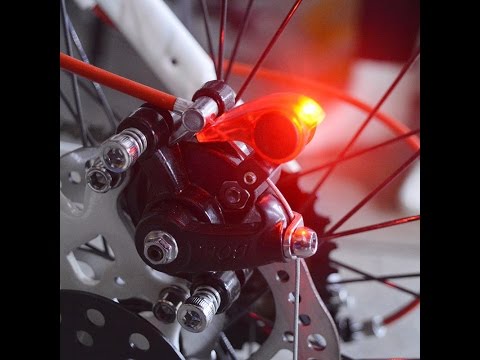Стоп сигнал на велосипед с AliExpress