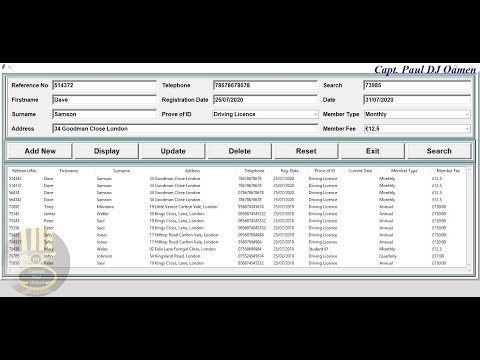 An Overview of MySQL Data Entry Form with Database and Treeview in Python