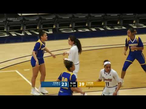 CSU Bakersfield vs. UC Santa Barbara Full Highlights | NCAAW Basketball | February 10, 2022