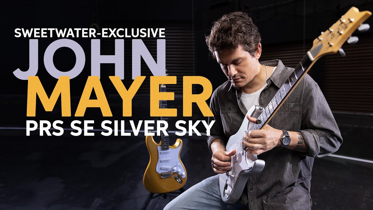 The John Mayer Signature PRS SE Silver Sky Electric Guitar | Sweetwater Exclusive - YouTube