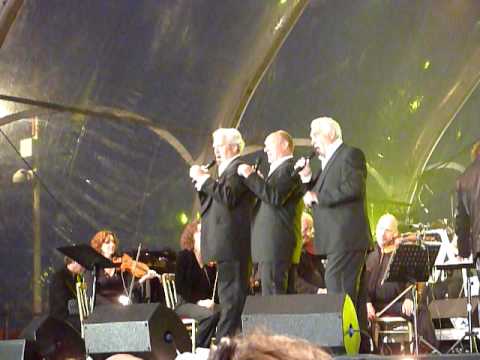3 Baritons live Scheveningen lied Amigos Para Siempre Henk Poort Ernst Daniel Smid Marco Bakker