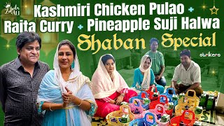 Kashmiri Chicken Pulao + Raita Curry + Pineapple Suji Halwa | Shaban Special | Zubeda Ali | Strikers