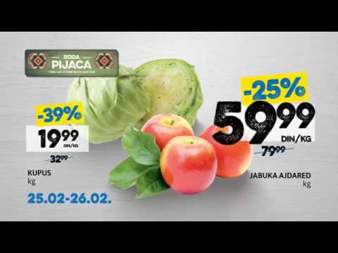 Sveže sa RODA pijace 25. - 26.02.2017.