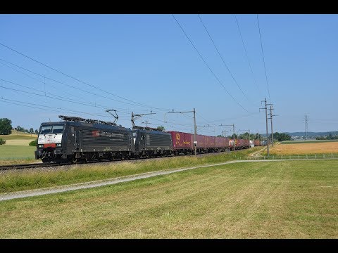 Bahnverkehr auf der Südbahn am 20.06.17 - "Altbau- und Drehstromloks"