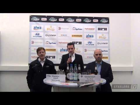 *Pressekonferenz* Bietigheim Steelers vs. Kassel Huskies (21.12.2014)