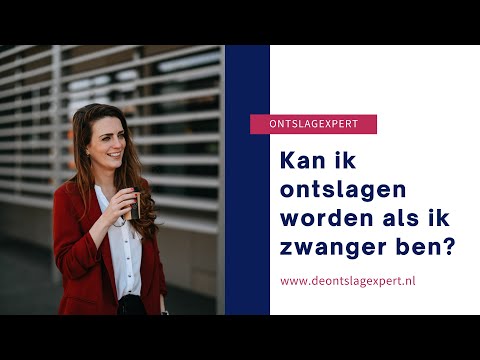 Kan ik ontslagen worden als ik zwanger ben?