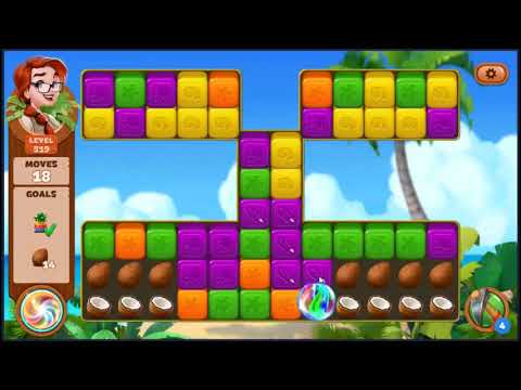 Lost Island Blast Adventure Level 519 - NO BOOSTERS 🏝️ | SKILLGAMING ✔️