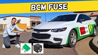 CHEVROLET BCM FUSE BODY CONTROL MODULE FUSE LOCATION 2016 2017 2018 2019 2020 2021 2022 2023