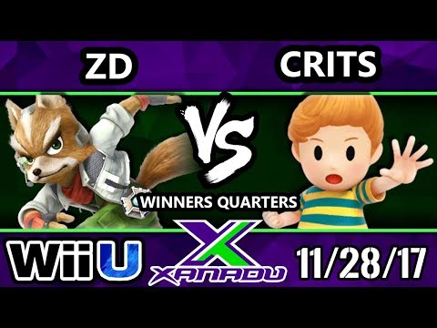 S@X 230 Smash 4 - ZD (Fox) Vs. Crits (Lucas) - SSB4 Winners Quarters - Smash for Wii U.