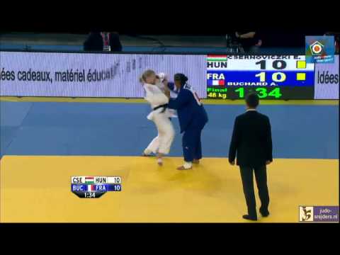 Judo 2014 European Championships Montpellier: Csernoviczki (HUN) - Buchard (FRA) [-48kg] final