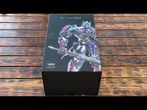 Transformers Age Of Extinction Comicave Studios Optimus Prime 1/22 Unboxing