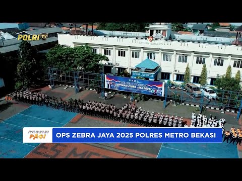 POLRES METRO BEKASI GELAR APEL PASUKAN OPERASI ZEBRA JAYA 2025