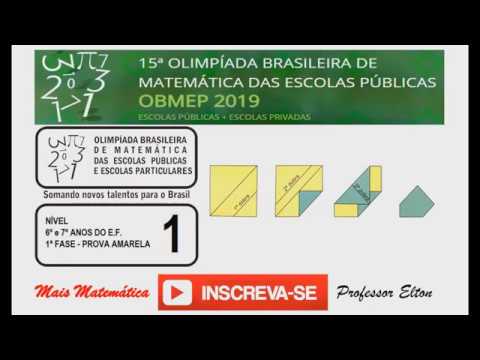 OBMEP 2019 - Nível 1 - Questão 20 - Uma folha quadrada de 8 cm de lado foi dobrada três vezes