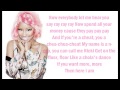 Nicki Minaj   Starship Lyrics On Screen   YouTube
