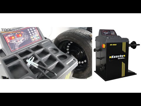 KC-9808 Car Wheel Balancer 36 mm Shaft 24 Inch Max. Rim Diameter Tire Balancing Operation | Toolots