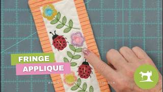Girlfriend Learn: How to Do Fringe Applique