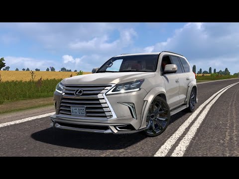 ETS2 - Driving Lexus LX 570 In Euro Truck Simulator 2