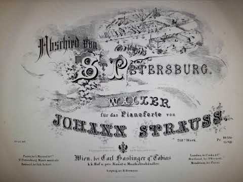 Johann Strauß Sohn - Abschied von St.Petersburg, Walzer, Op.210