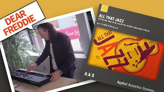 Video thumbnail for Yves Frulla performs Dear Freddie from his All That Jazz sound pack for Strum GS-2 and AAS Player by Applied Acoustics Systems