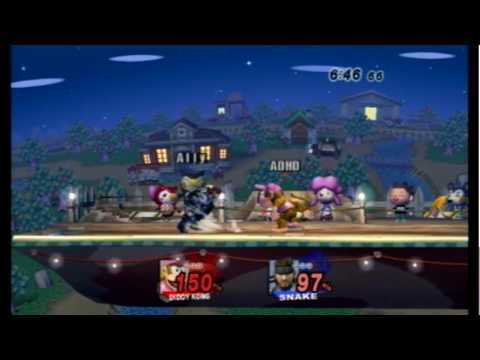 VC7 WF Ally (Snake) vs. ADHD (diddy) 3 - SSBB