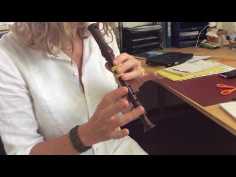 Blockflöjt Den blomstertid nu kommer