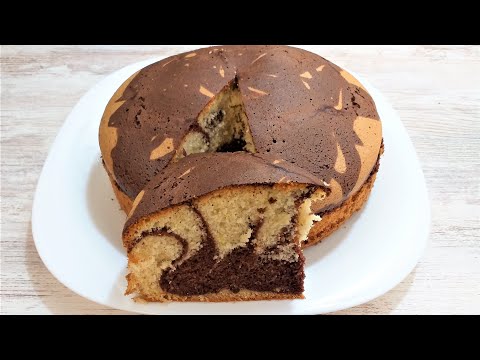 Bizcocho marmolado sin gluten