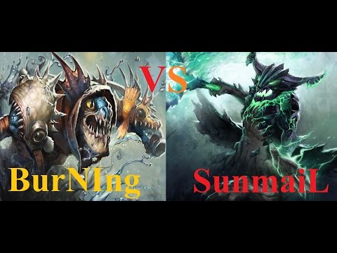 Dota 2 epic combo 7: Slark (Burning) vs Outworld Devourer (SumaiL)