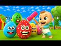 Colors Numbers With Surprise Eggs Newborn Baby Rhymes Coco S Kids Learning Series