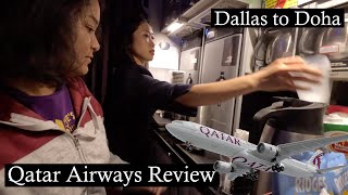 Qatar airways review | Flight from Dallas to Doha | क़तर एयरवेज