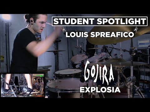 STUDENT SPOTLIGHT - Louis Spreafico - GOJIRA - "Explosia" Drum Playthrough