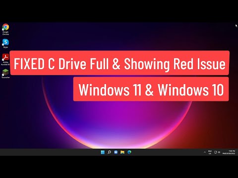 FIXED C Drive Full And Showing Red Issue Windows 11 & Windows 10