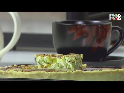 Zucchini & Cream Cheese Tarts | Easy party Starter Recipe | Easy Zucchini Tart Recipe | FoodFood