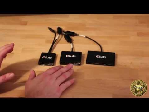Stotis / replikatorius Club 3D Įkrovimas Dock USB-C (CVT -1564W65) video