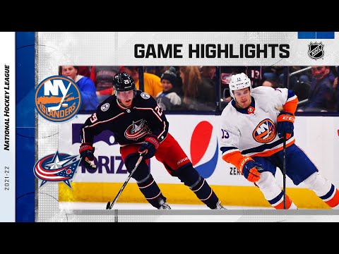 Islanders @ Blue Jackets 10/21/21 | NHL Highlights