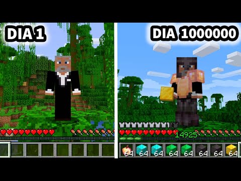 I Survived 1 Million Days in Minecraft but Only in the Jungle