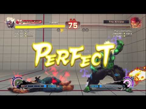 SSF4 AE DreamKing23 (Oni) VS. PianoDensetsu (Evil Ryu) Rank