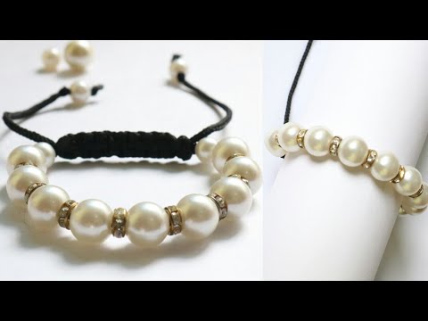 Bracelet/Pearl bracelets/Friendship bracelets/How to make bracelets/bracelet with pearls/#bracelets Video