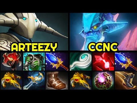 Top 2 MMR vs Top 1 MMR — ARTEEZY Sven vs CCNC Leshrac 7.27 Dota 2
