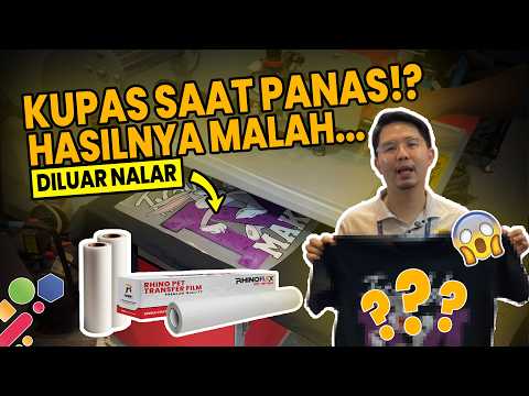 TEKNOLOGI INI BIKIN SABLON KAOS JADI GAMPANG BANGET !!
