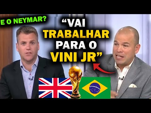 "ELE SERÁ O MELHOR JOGADOR DO BRASIL NA COPA"  TV GRINGA